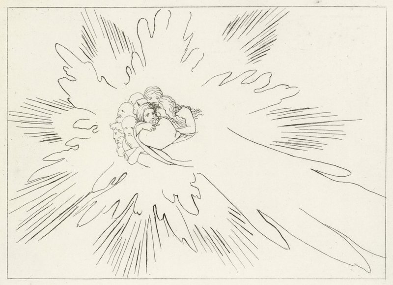 St Peter, Paradise, Canto 24 by John (after) Flaxman