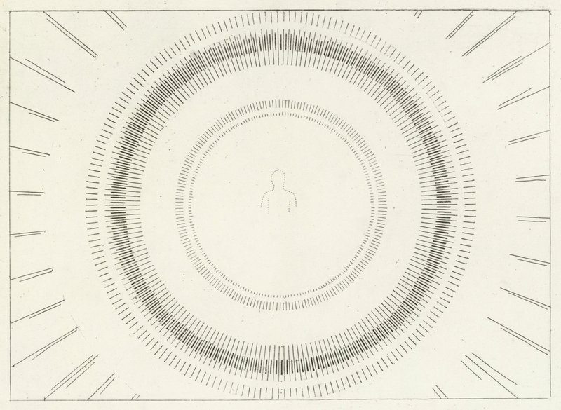 The Beatific Vision, Paradise, Canto 33 by John (after) Flaxman