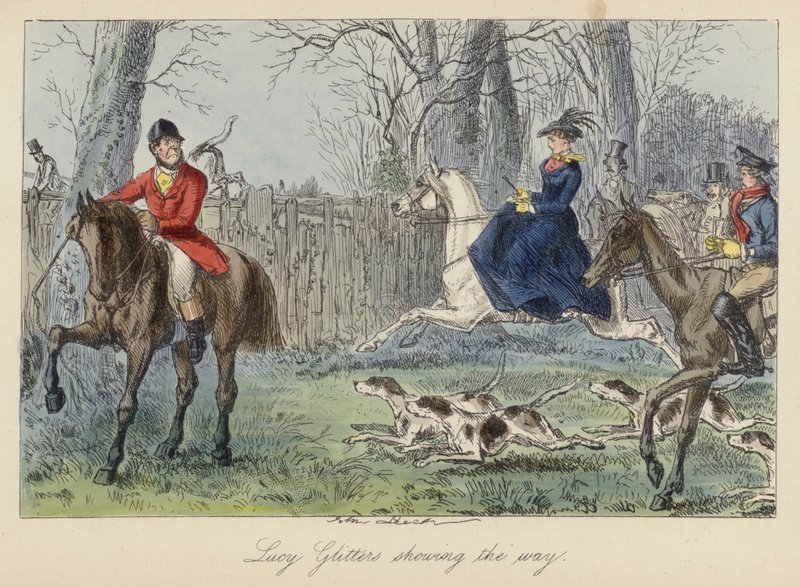 John Leech Illustration for Mr. Sponge