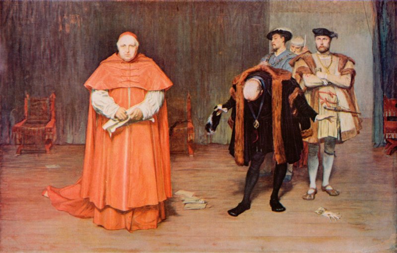 Shakespeare: The Downfall of Wolsey, King Henry VIII, Act III, Scene 2 by John (after) Pettie
