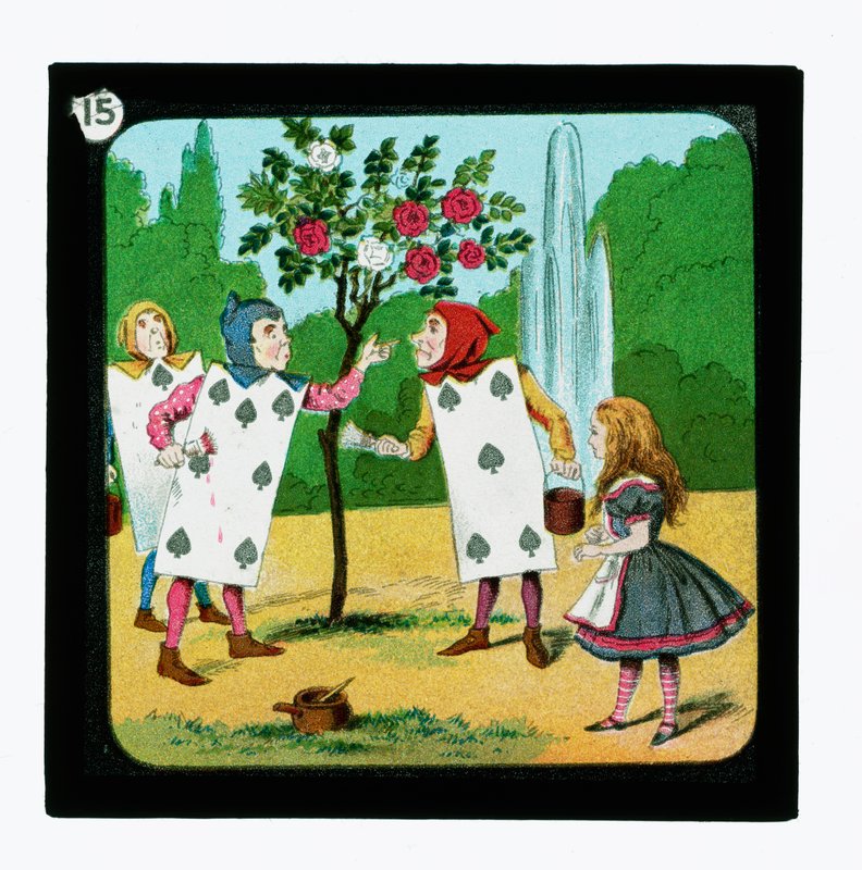 Alice in Wonderland, Coloured Lantern Slides by John (after) Tenniel