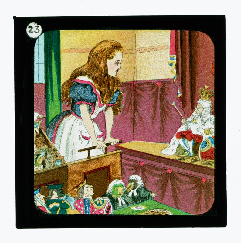 Alice in Wonderland, Coloured Lantern Slides by John (after) Tenniel