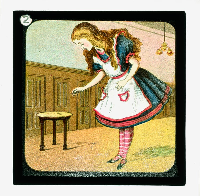 Alice in Wonderland, Coloured Lantern Slides by John (after) Tenniel