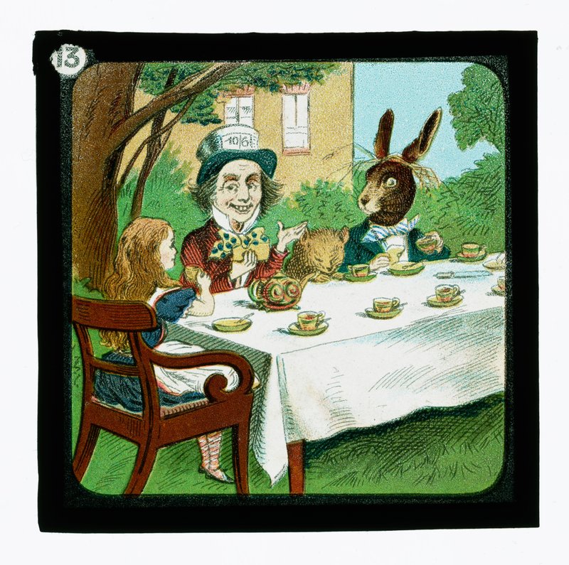 Alice in Wonderland, Coloured Lantern Slides by John (after) Tenniel