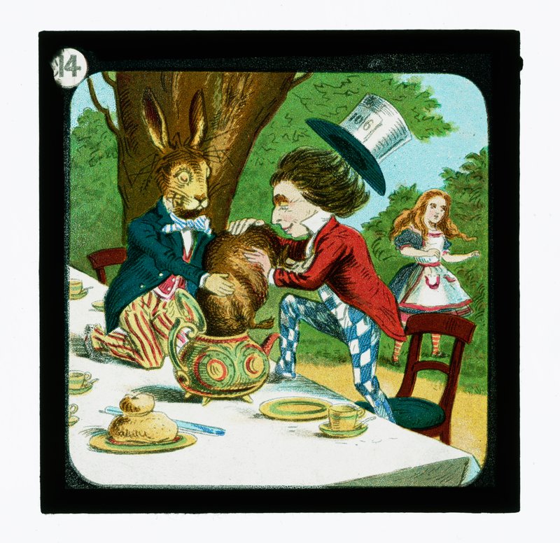 Alice in Wonderland, Coloured Lantern Slides by John (after) Tenniel
