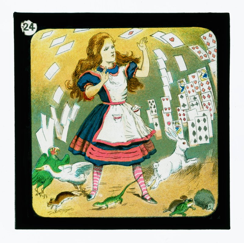 Alice in Wonderland, Coloured Lantern Slides by John (after) Tenniel
