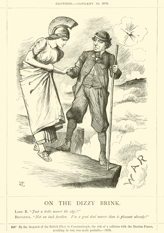 On the Dizzy Brink by John (after) Tenniel