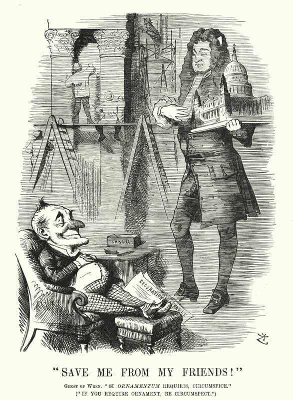 Save Me from My Friends - the ghost of Sir Christopher Wren and the decoration of St Paul