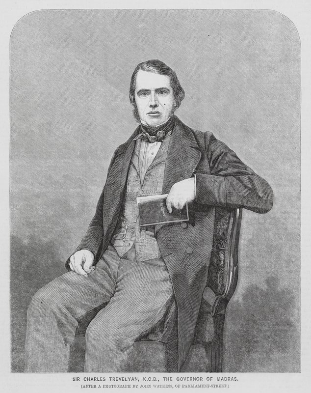 Sir Charles Trevelyan, British Colonial Administrator by John (after) Watkins