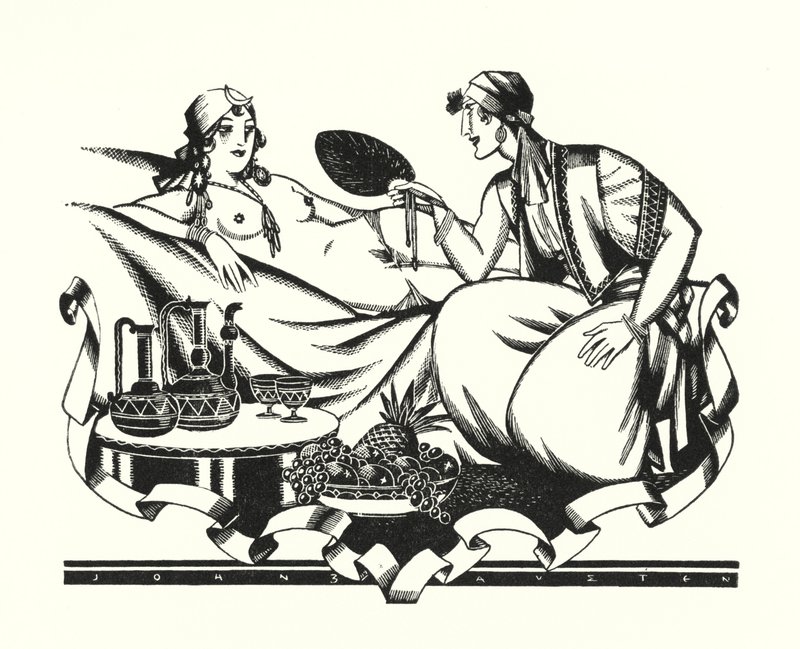 Illustration for Don Juan by Lord Byron by John Austen