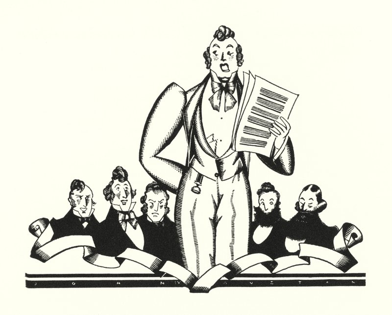 Illustration for Don Juan by Lord Byron by John Austen