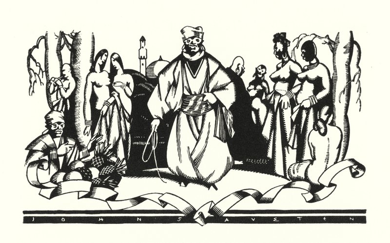 Illustration for Don Juan by Lord Byron by John Austen