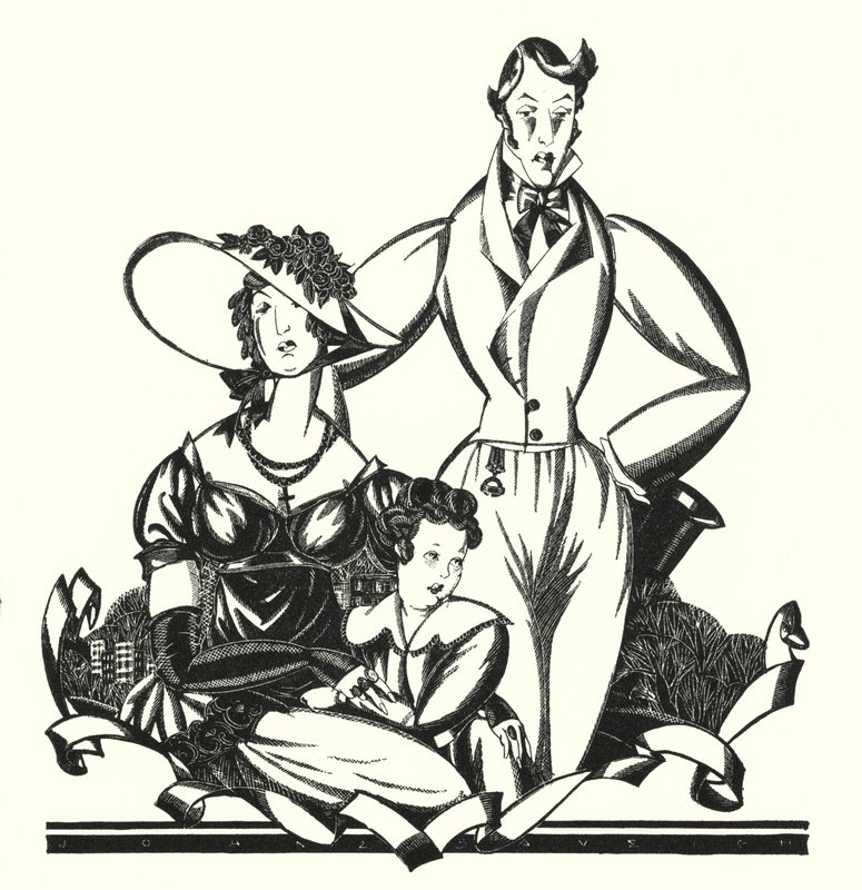 Illustration for Don Juan by Lord Byron by John Austen