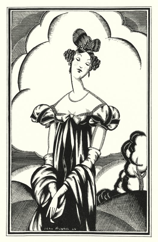 Illustration for Don Juan by Lord Byron: Aurora Raby, a young star by John Austen
