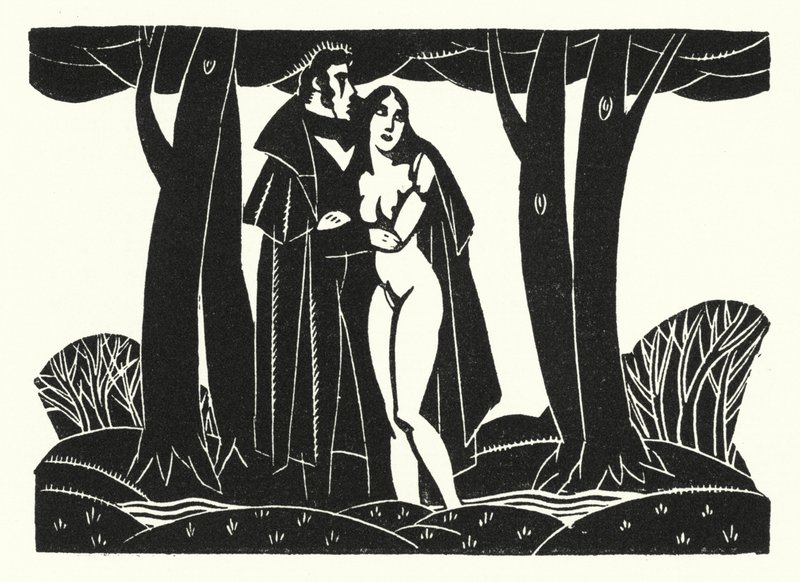 Illustration for Madame Bovary by Gustave Flaubert by John Austen