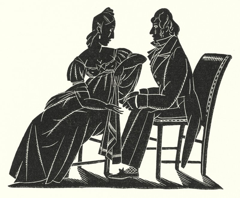 Illustration for Madame Bovary by Gustave Flaubert by John Austen