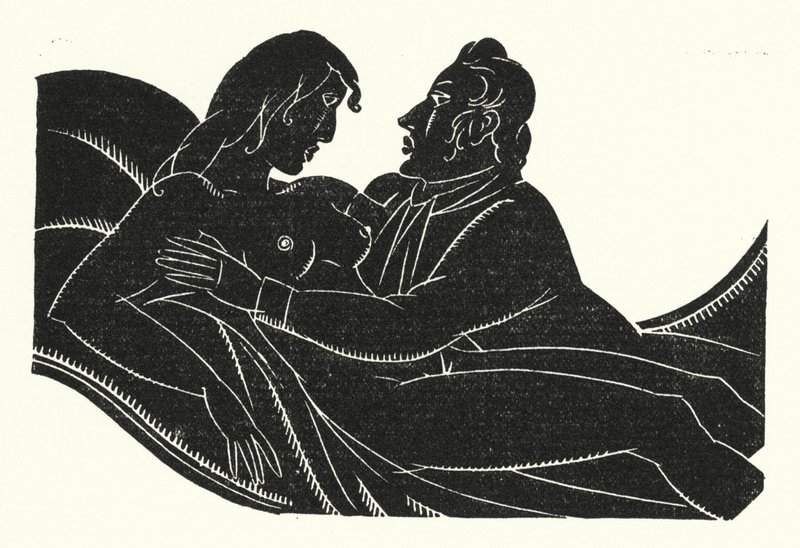 Illustration for Madame Bovary by Gustave Flaubert by John Austen