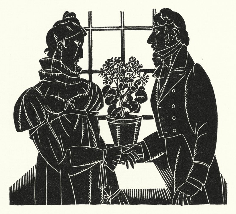 Illustration for Madame Bovary by Gustave Flaubert by John Austen