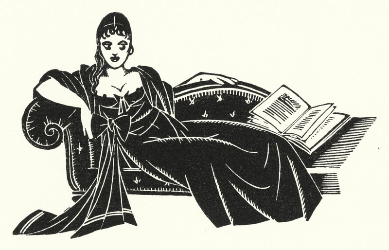 Illustration for Madame Bovary by Gustave Flaubert by John Austen
