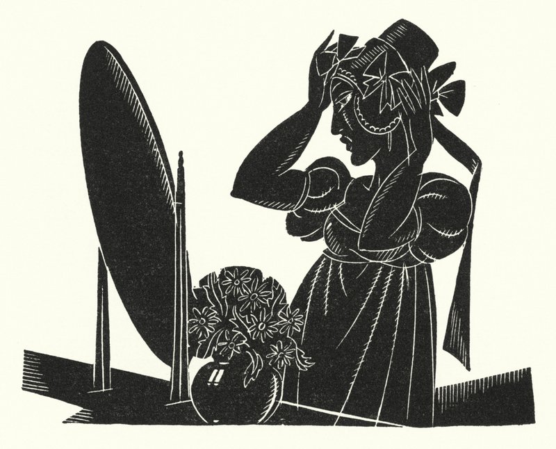 Illustration for Madame Bovary by Gustave Flaubert by John Austen