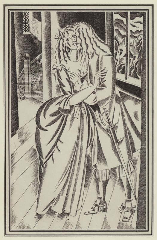 Illustration for Moll Flanders by Daniel Defoe by John Austen