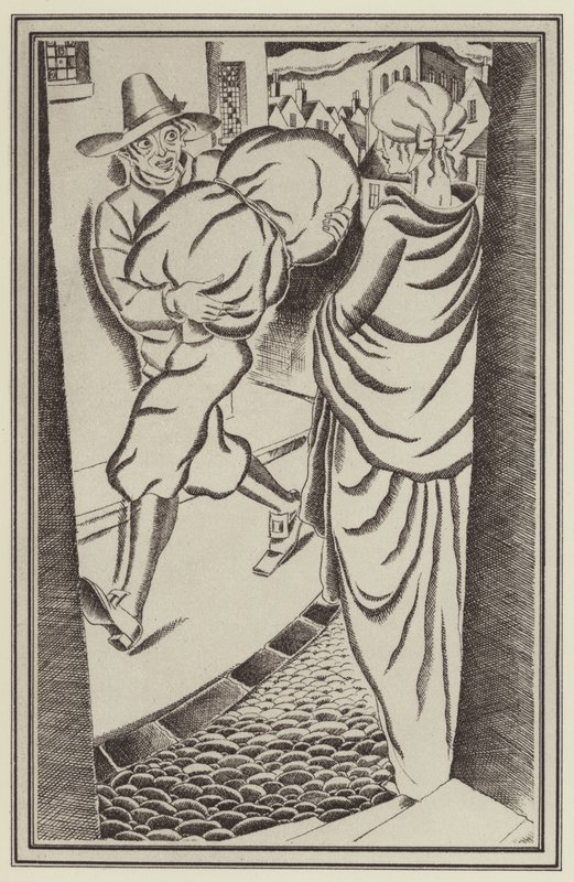 Illustration for Moll Flanders by Daniel Defoe by John Austen