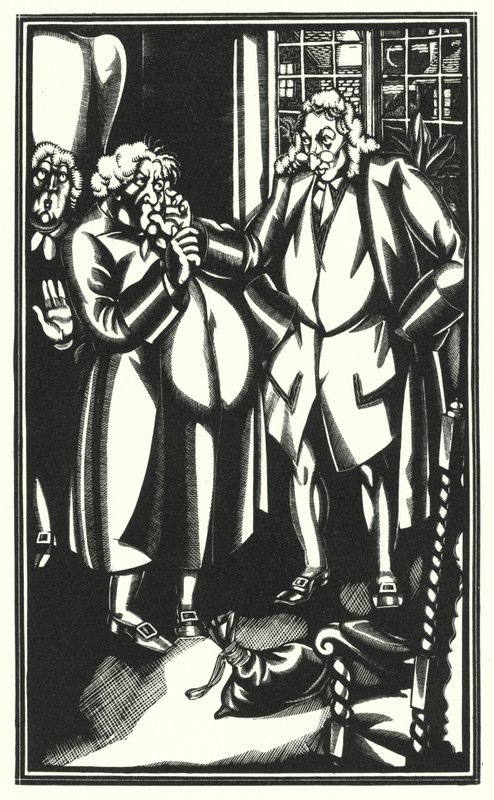 Illustration for Tristram Shandy by Laurence Sterne by John Austen