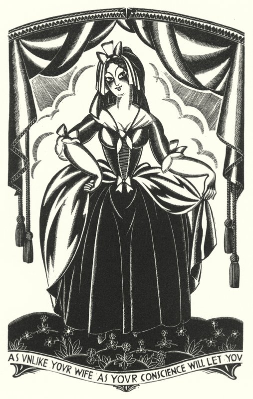 Illustration for Tristram Shandy by Laurence Sterne by John Austen