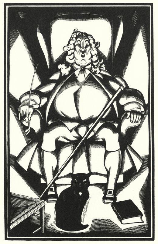 Illustration for Tristram Shandy by Laurence Sterne by John Austen