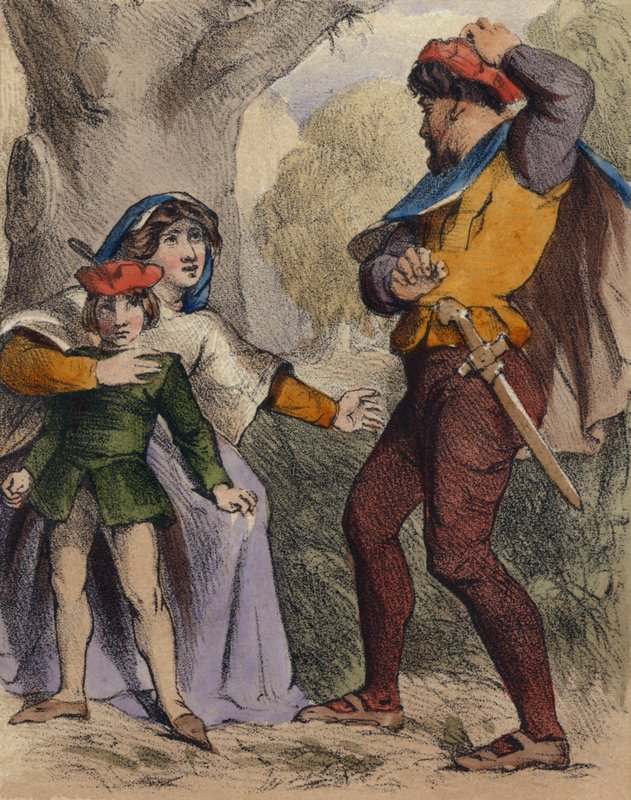 Margaret of Anjou and Her Son by John Callcott Horsley