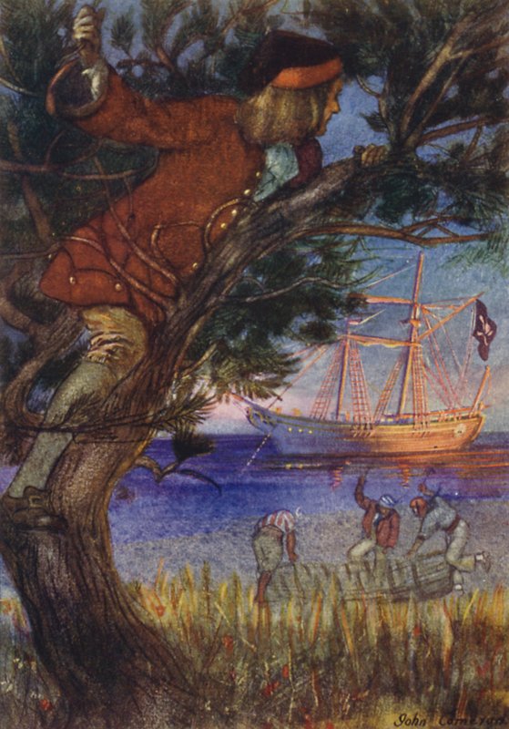 Illustration for Treasure Island by John Cameron