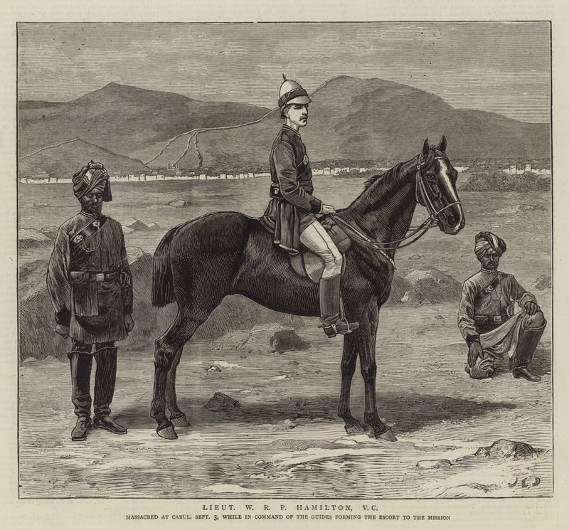 Lieutenant W R P Hamilton, VC by John Charles Dollman