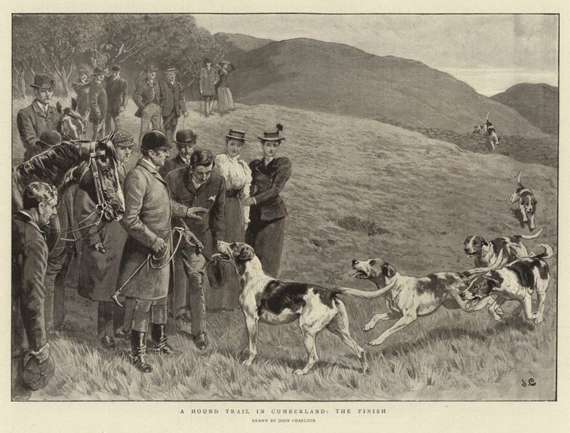 A Hound Trail in Cumberland, the Finish by John Charlton