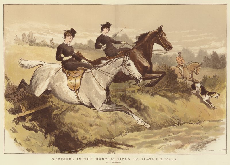 Sketches in the Hunting Field, No II, the Rivals by John Charlton