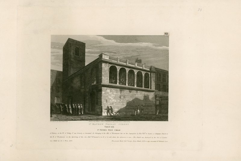 St Mathew, Friday Street, United with St Peter