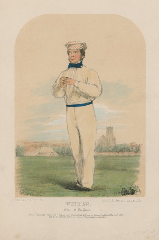 Portrait of John Wisden by John Corbet Anderson