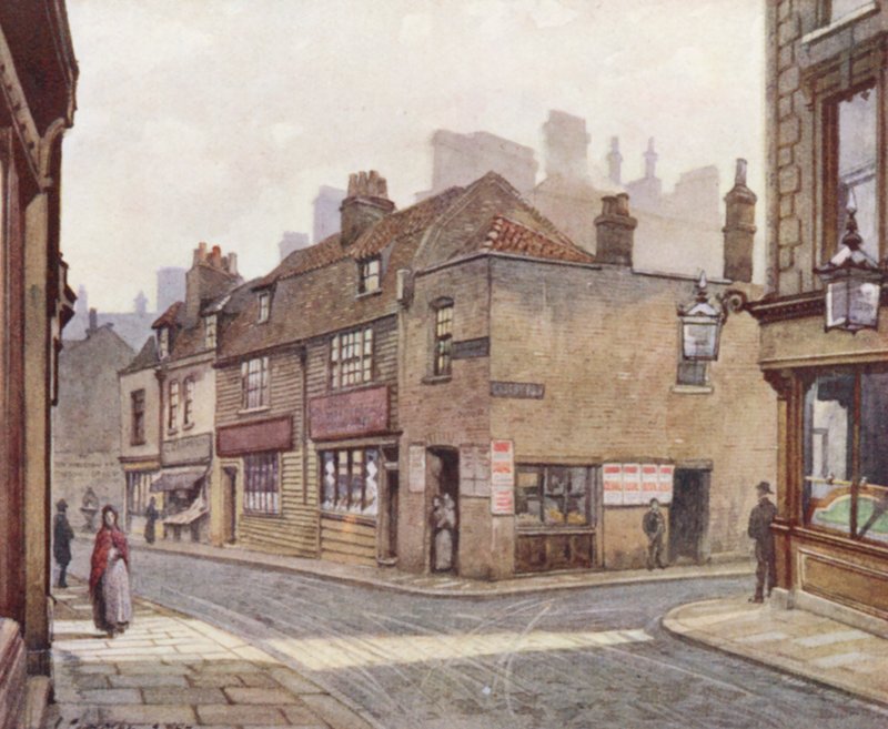 Lost London: Old Houses in Snowfields, Bermondsey by John Crowther