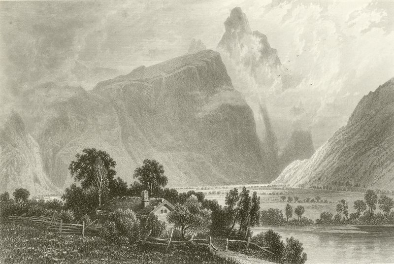 The Romsdalhorn from Aak by John Douglas Woodward