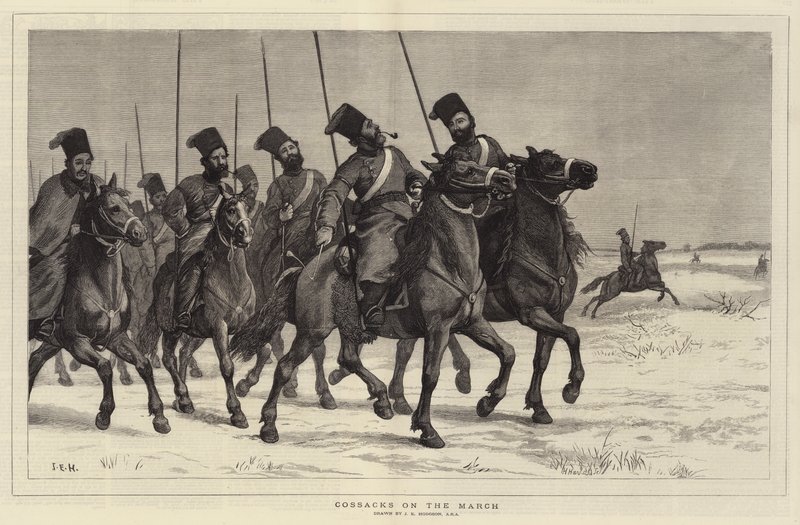 Cossacks on the March by John Evan Hodgson