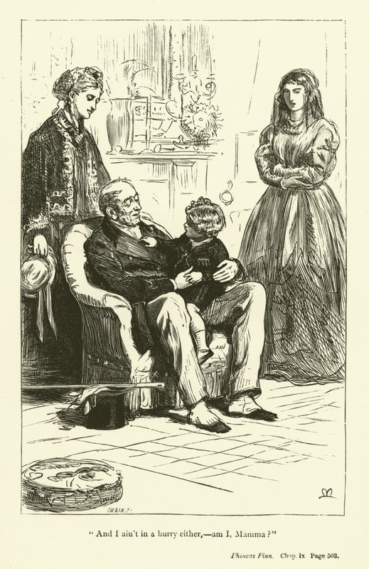 Illustration for Phineas Finn by Anthony Trollope by John Everett (after) Millais