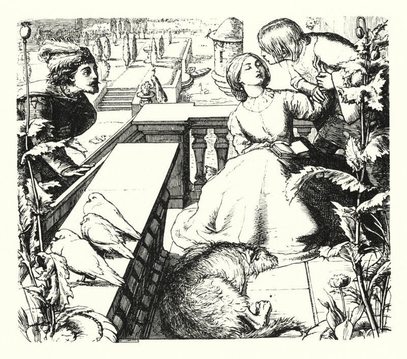 The Day-Dream by John Everett (after) Millais