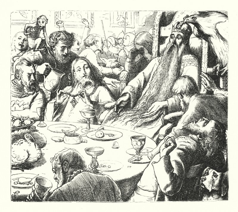 The Day-Dream by John Everett (after) Millais