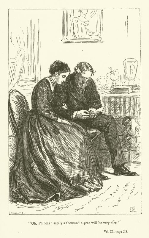 Illustration for Phineas Finn by Anthony Trollope by John Everett Millais