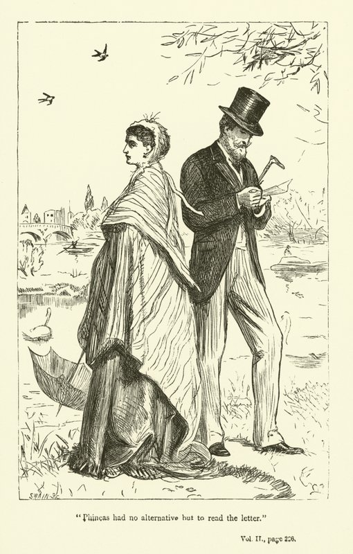 Illustration for Phineas Finn by Anthony Trollope by John Everett Millais