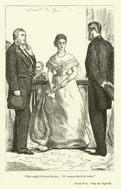 Illustration for Phineas Finn by Anthony Trollope by John Everett Millais