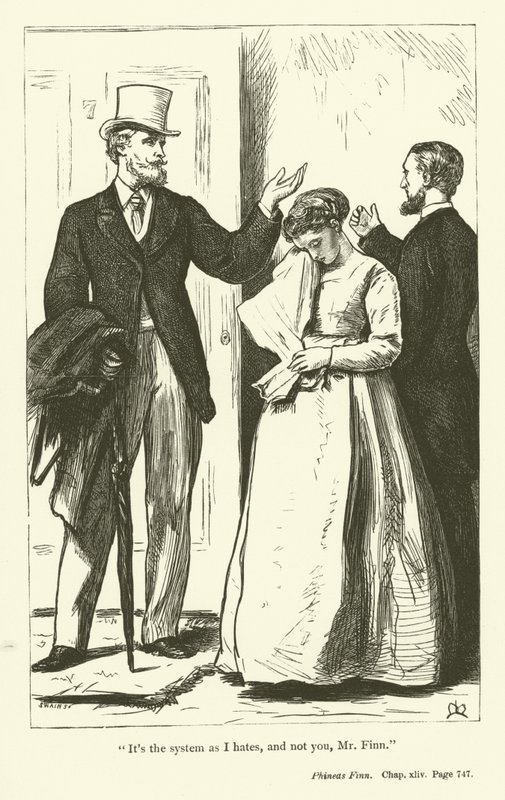 Illustration for Phineas Finn by Anthony Trollope by John Everett Millais