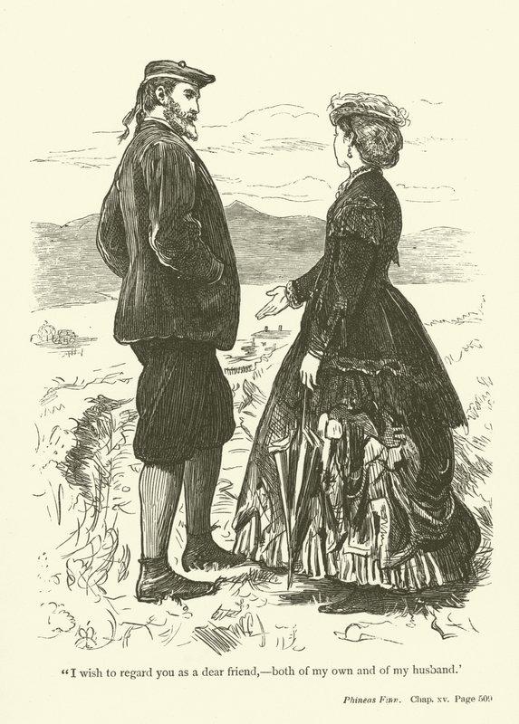 Illustration for Phineas Finn by Anthony Trollope by John Everett Millais