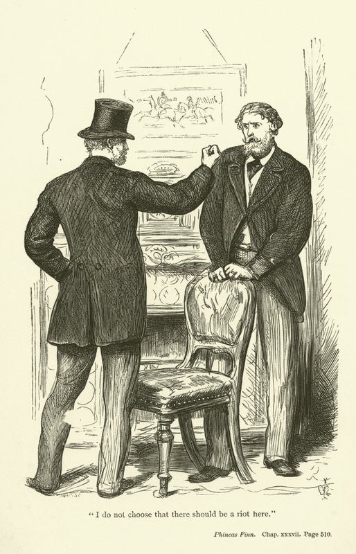 Illustration for Phineas Finn by Anthony Trollope by John Everett Millais