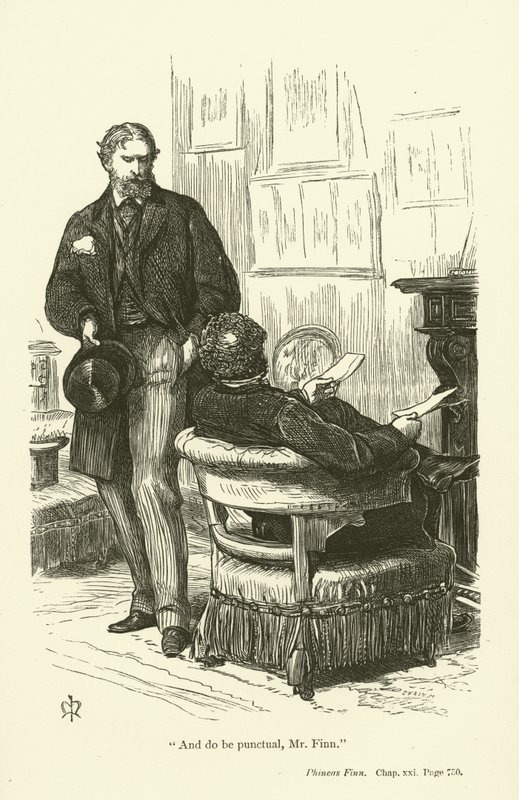 Illustration for Phineas Finn by Anthony Trollope by John Everett Millais