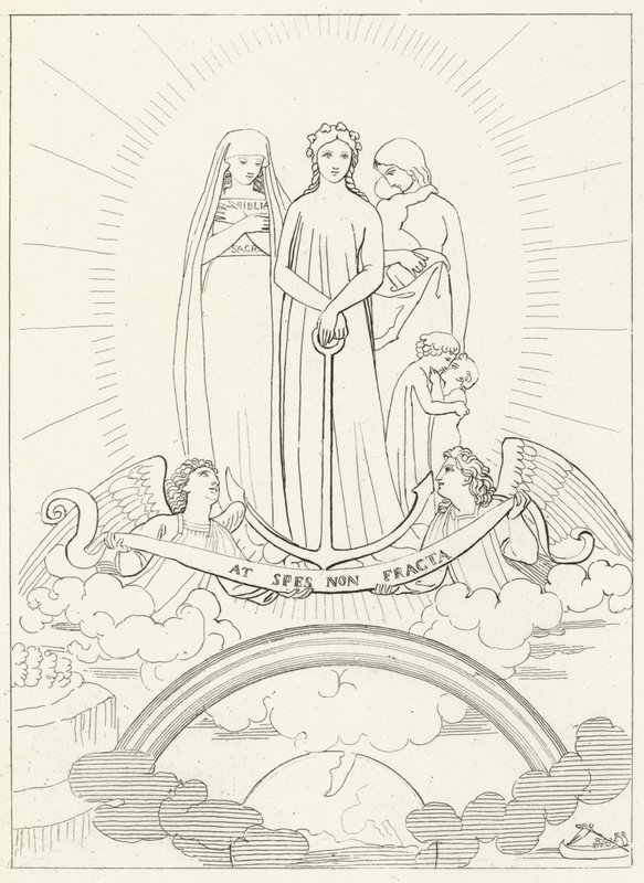 Faith, Hope and Charity by John Flaxman
